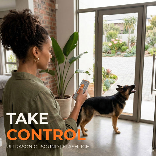Ultrasonic Bark Control Remote – Handheld Anti Bark Device | Dog Bark Deterrent