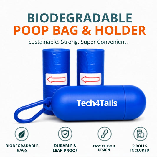Biodegradable Poop Bags with Dispenser Holder