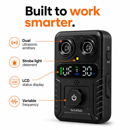 Tech4Tails automatic bark control device features