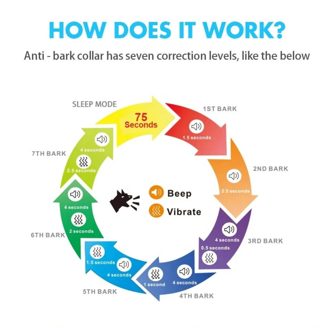 Bark Collar with LED Light
