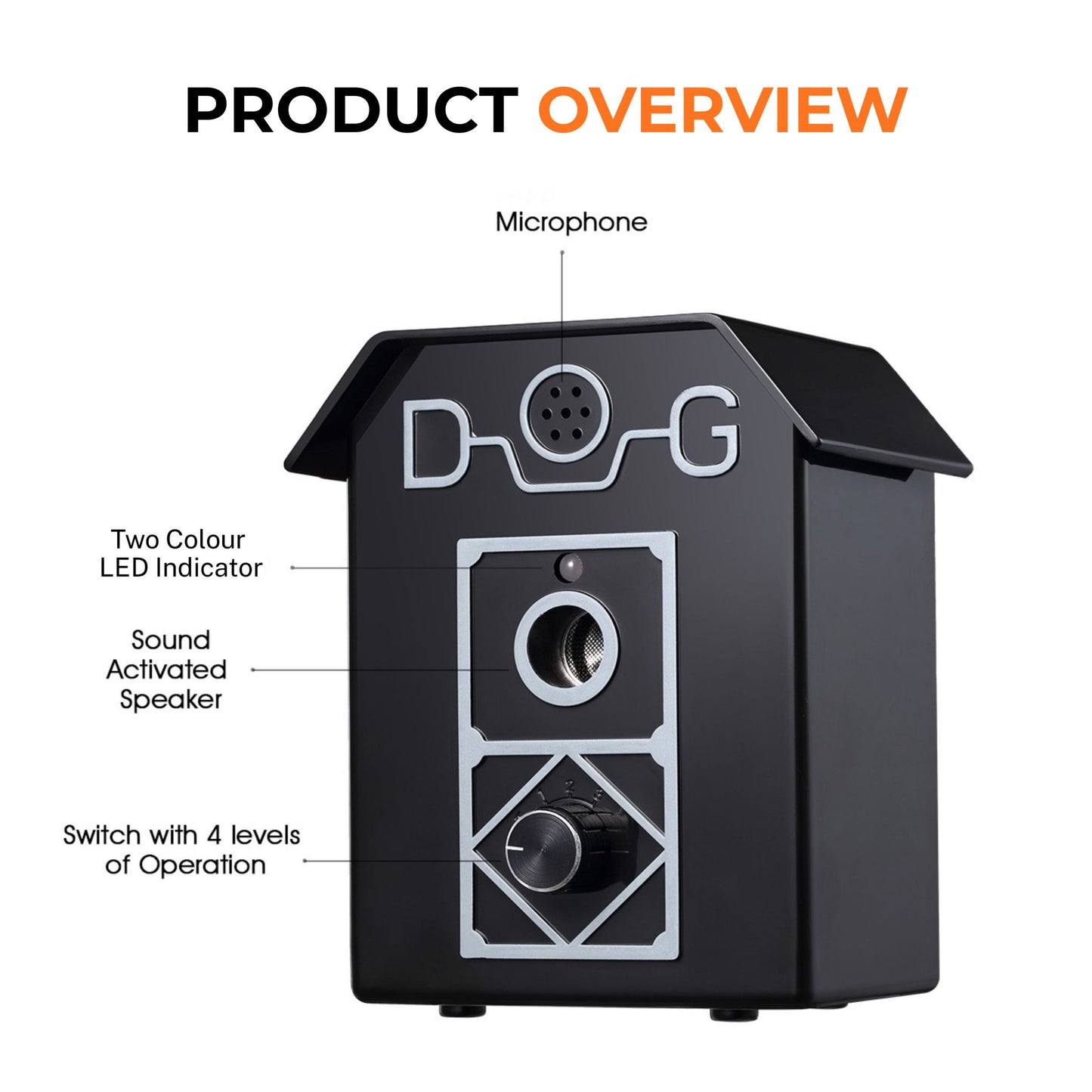 Anti Bark Control Device – Waterproof Outdoor | Ultrasonic Dog Bark Deterrent