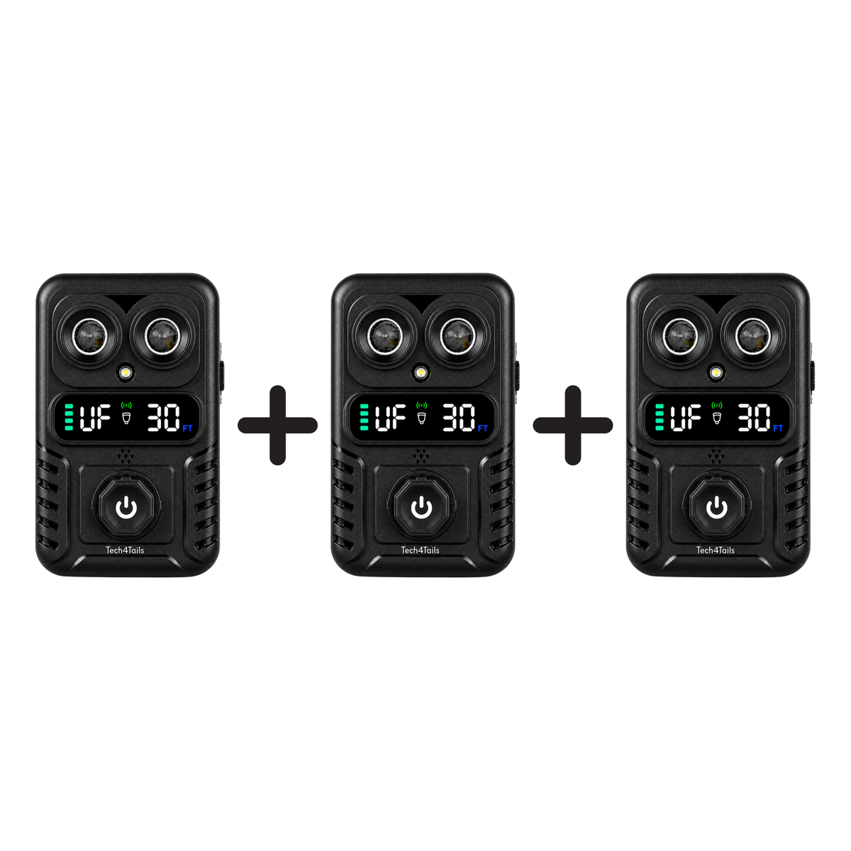 Tech4Tails Automatic Bark Control Device 3-Pack: three devices
